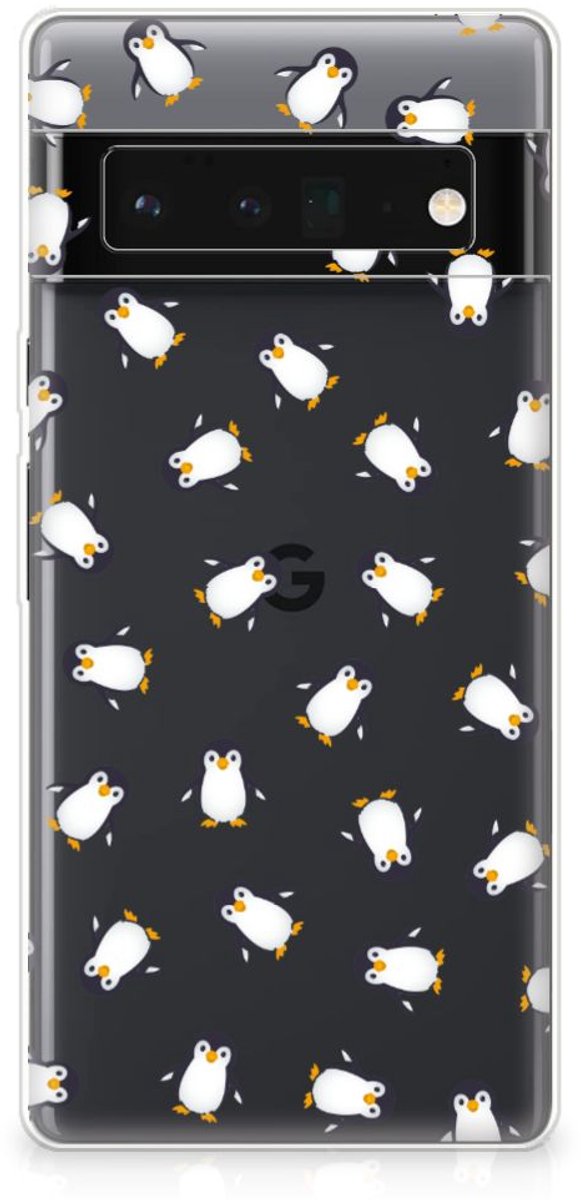 TPU bumper voor Google Pixel 6 Pro Pinguïn