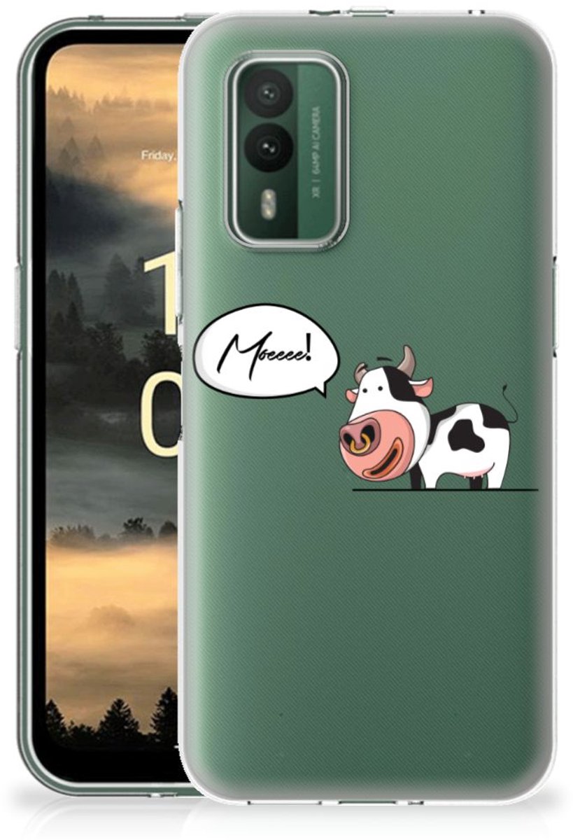Nokia XR21 Telefoonhoesje met Naam Cow