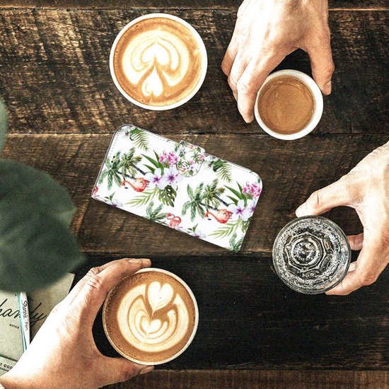 Coque Téléphone iPhone 14 Pro Max Protection Téléphone Palms Flamingo