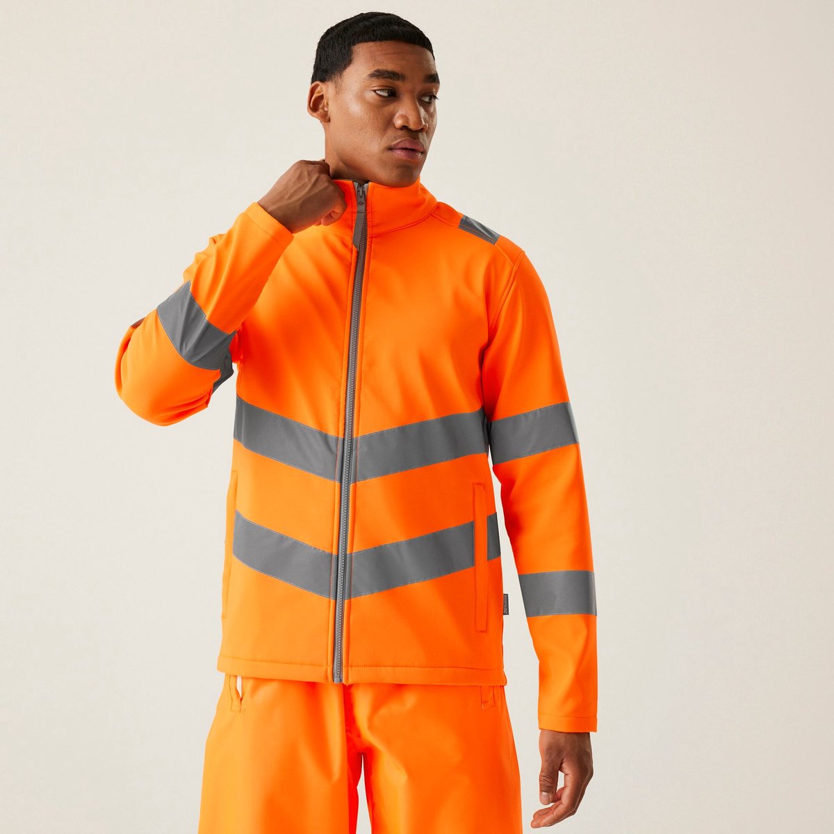 Jas Hiking Heren Hi- Pro Contract Ablaze Softshell Oranje