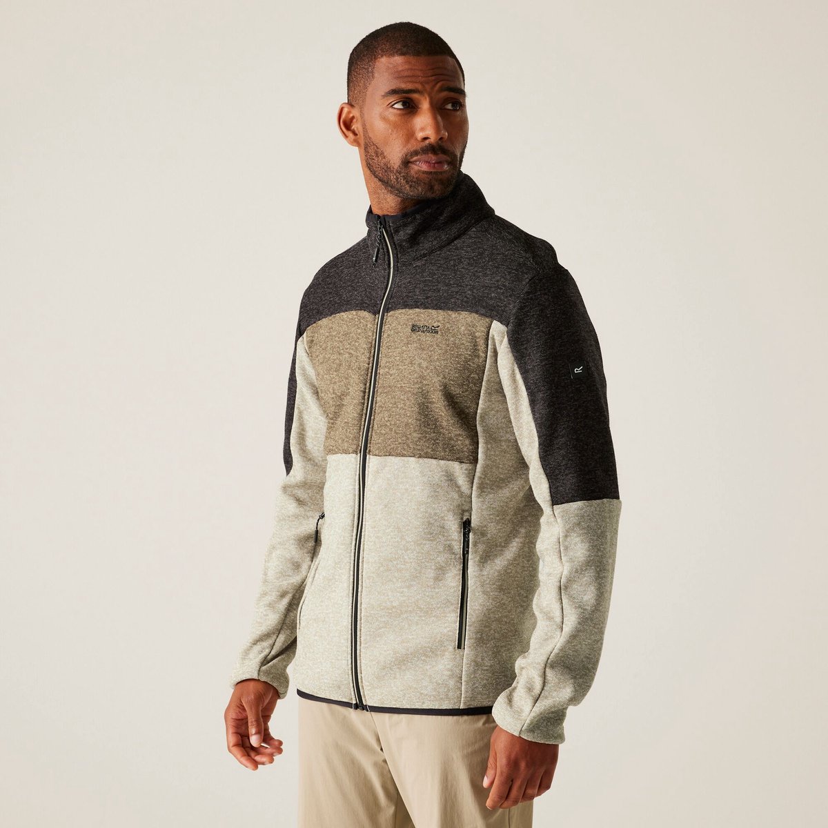 Fleece Hiking Heren Elram Bruin