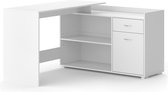 Vicco Noira Hoekbureau – 135 x 77 cm met lade Wit