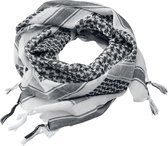 Brandit Unisex Sjaal - wit/zwart - Standard