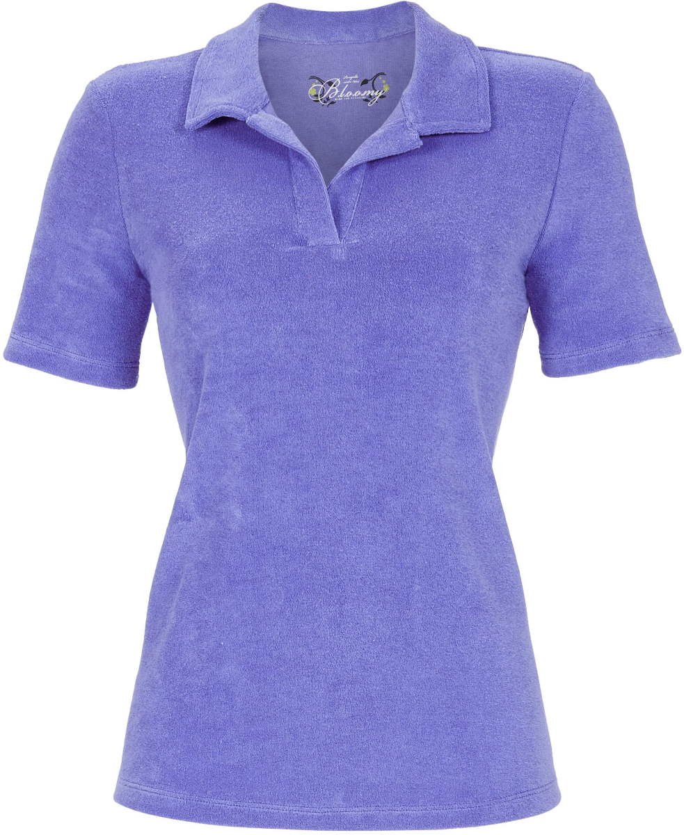 Ringella Badstoffen pyjamashirt donkerblauw - Blauw - Maat - 46
