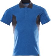 Mascot de polo 18383 bleu roi/marine foncé