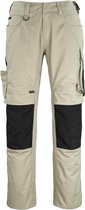 Mascot Unique Broek met kniezakken 12179-203 - lichtkhaki/zwart - C47 - 82