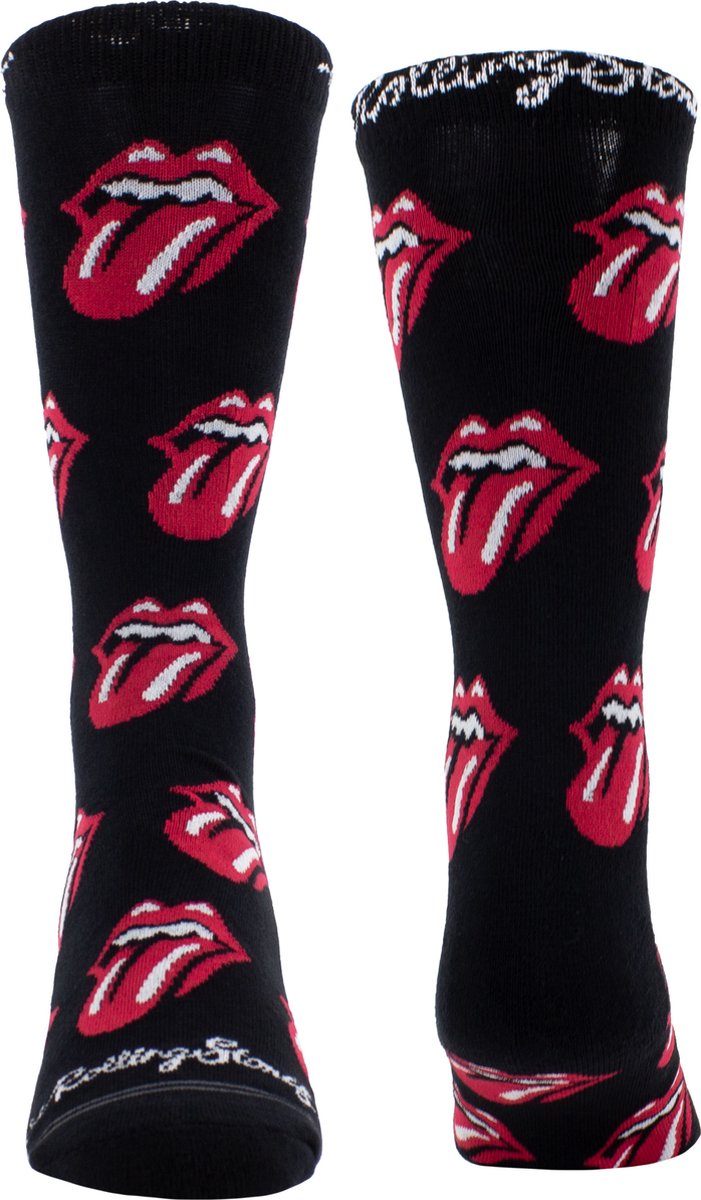 Rolling Stones Red Tongues Crew Socks (One Size - EU 40-46)
