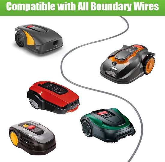 100 Pièces Piquet Fil Robot Tondeuse - Crochets Plastique Pour Câble Périphérique - Compatible Husqvarna Gardena Worx Bosch
