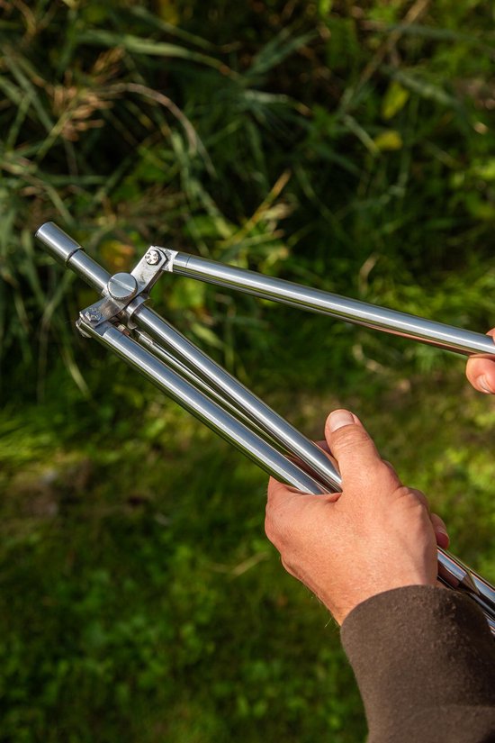 Ultimate Deluxe Stainless Steel Tripod - Hengelsteun van Ultimate — afbeelding 3