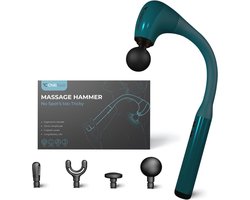 Diep Weefsel Massagepistool voor Pijnverlichting van Rug, Nek en Schouders met Verlenghandvat - Superstil en 4 Massagehoofden