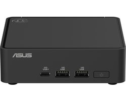 ASUS NUC 15 Pro Slim - Barebone - Intel Core Ultra 7 255H - Intel Arc 140T Graphics - 2x SO-DIMM DDR5 - M.2 SSD - Wi-Fi 7 - Bluetooth 5.4 - Zwart