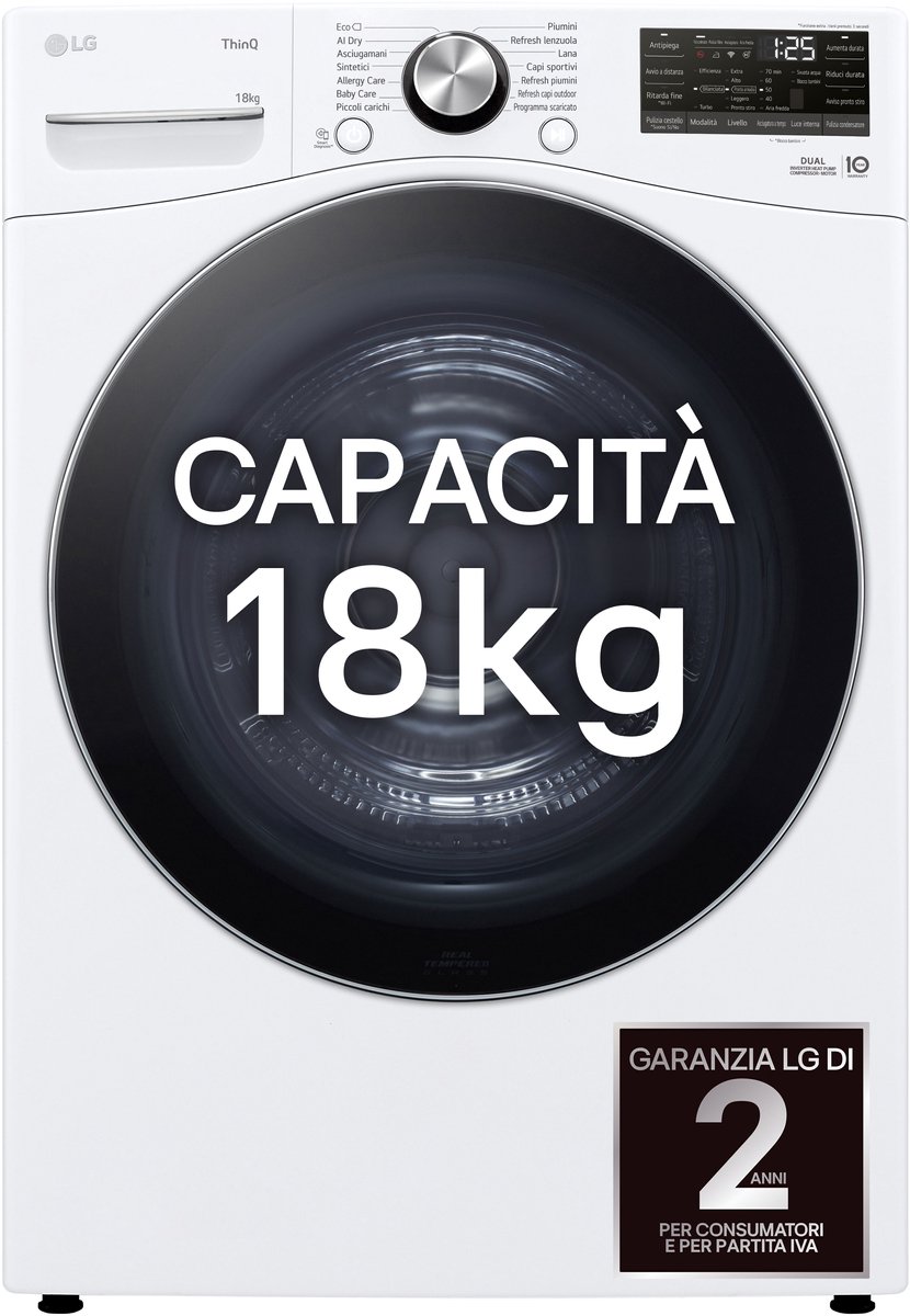 LG RH18U8AVCW - Warmtepompdroger