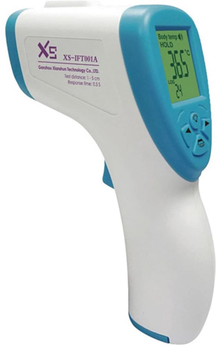 Contactloze Infrarood Thermometer voor Baby's en Volwassenen - Snel en Hygiënisch - LCD-Display met Koortsalarm