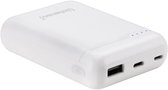Bol.com (Intenso) Powerbank XS10000 - 10.000mAh - Li-polymer - USB-A en USB-C - Wit (7313532) aanbieding