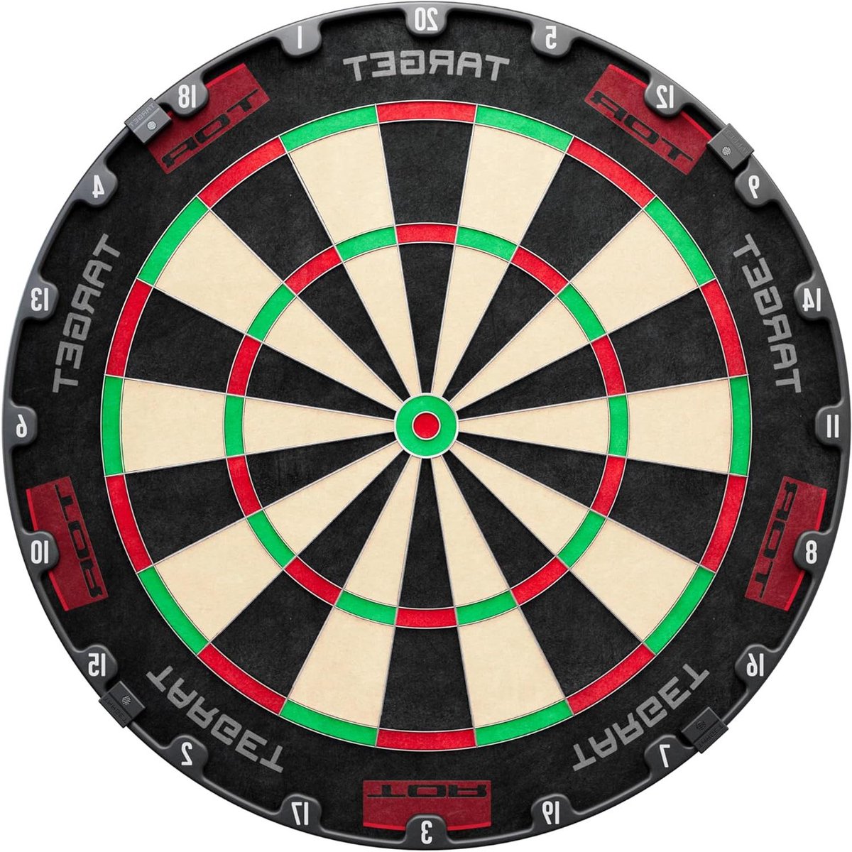 Stalen Tip Dartbord - WDF Goedgekeurd - Inclusief Bevestigingsset