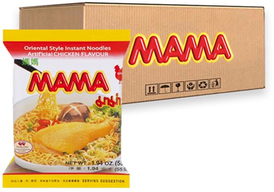 Mama - Instant Noedels Kip - 30 zakjes