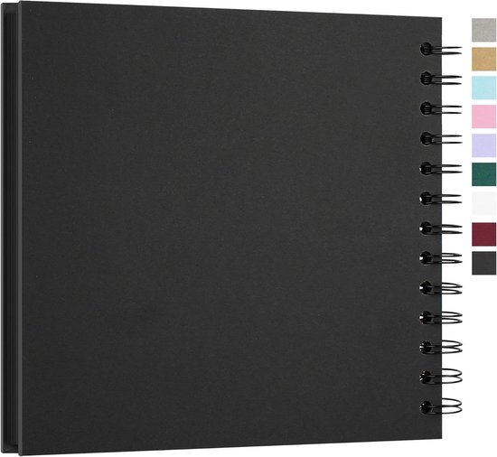 Leren notitieboek, 200 vellen (400 pagina's), handgemaakt kraftpapier