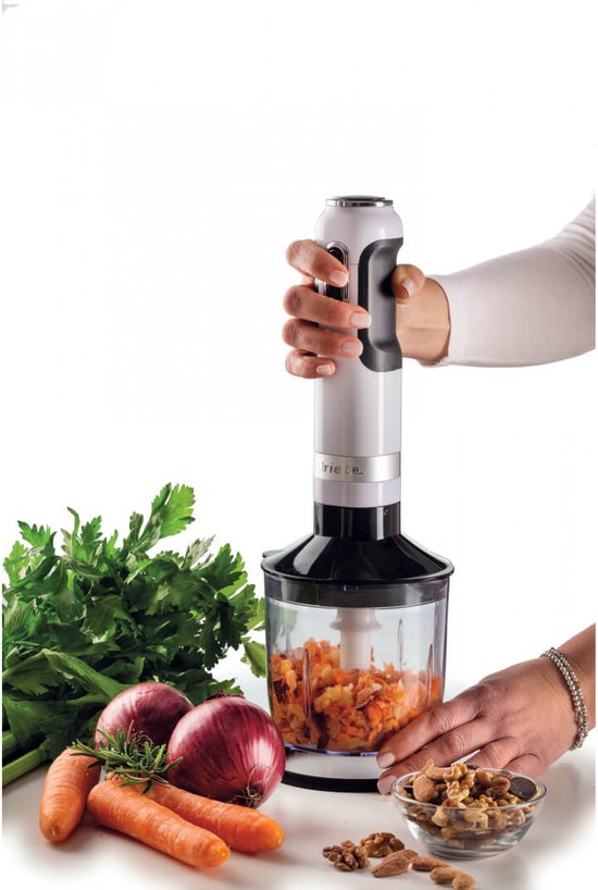 Ariete 0602/01 Moderna Staafmixer - 1000W - 10 Snelheden - Incl. Hakmolen, Garde & Maatbeker van Ariete — afbeelding 2