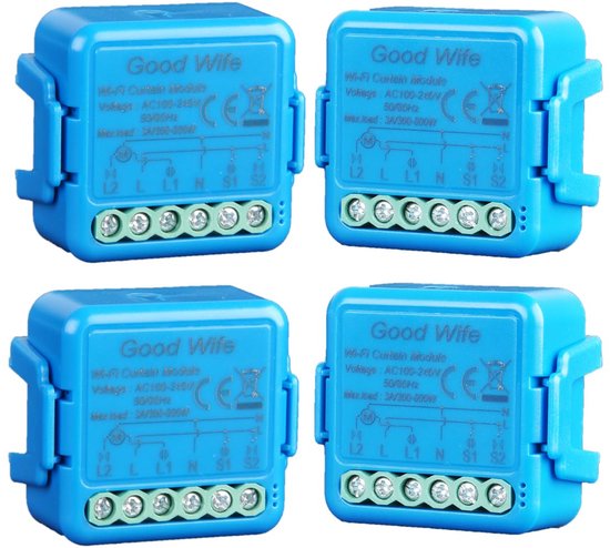 Tuya wifi-rolluikschakelaar, 3 stuks, 2,4 GHz Alexa smart