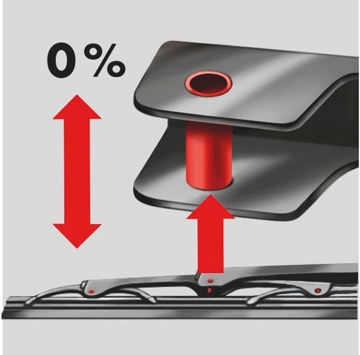Wurth - Ruitenwisser, auto, standaard - Standaard autoruitenwisser Met voorgemonteerde multi-adapter Lengte 280 mm