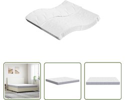 vidaXL Matras - Pocketveringmatras - Pocketveringmatras middelhard 180x200 cm - Slapen - Bedden - Comfort