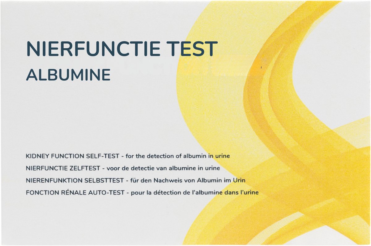 Goedkoopste Nierfunctie Test (Albumine) - Albumin - Niertest - Nier Test - Zelftest - Thuistesten - The Tester