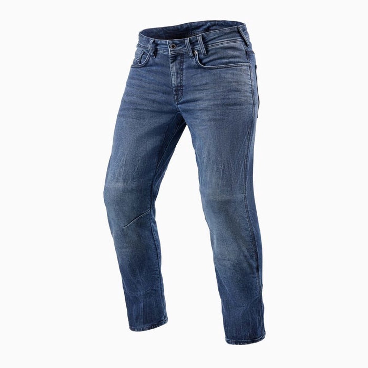 REV'IT! Jeans Detroit 2 TF Medium Blue Motorcycle Jeans - Maat 31/36 - Broek – foto 6