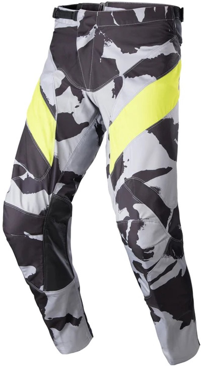 Alpinestars Racer Tactical Cast Grijs Camo Geel Fluo MX Broek - Broek