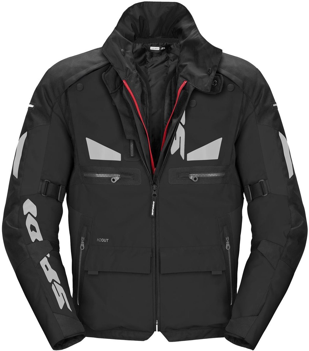 Spidi Crossmaster Jas Zwart - Jas