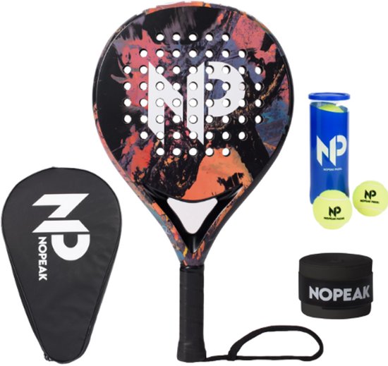 NOPEAK Volcanic Padelracket - Art Nature
