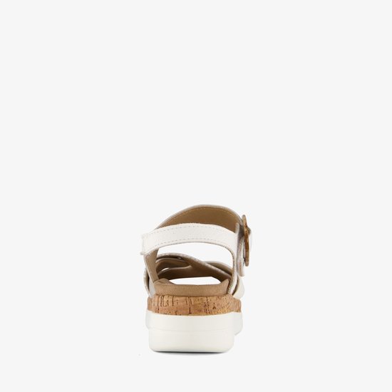 Sandales femme en cuir Hush Puppies blanc - Taille 38 - Semelle amovible