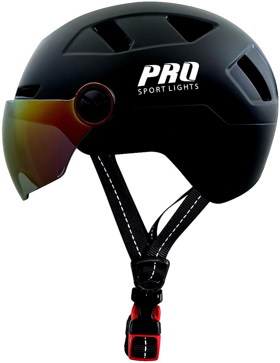 Fietshelm Speed Pedelec Volwassenen 2 Vizieren & LED-Verlichting - NTA 8776 - E-Bike & Elektrische Fiets - Large