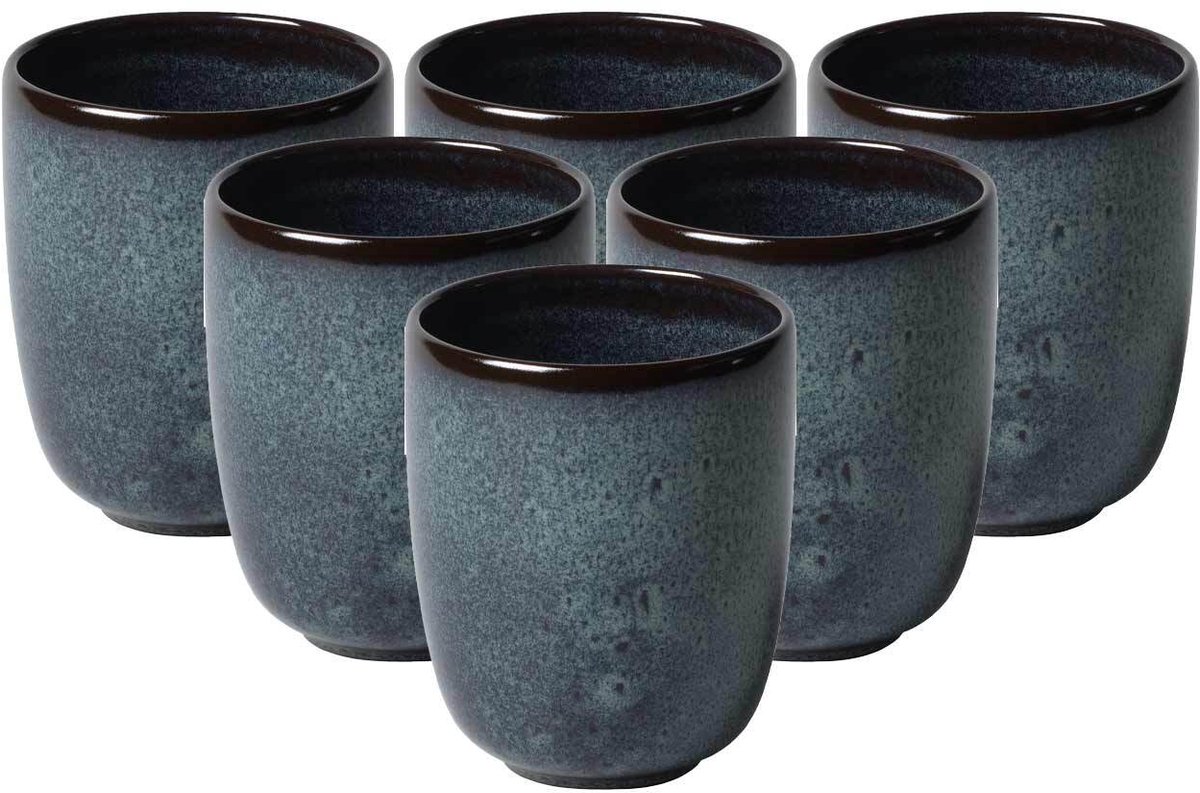 Becher ohne Henkel Lave 400 ml Set van 6