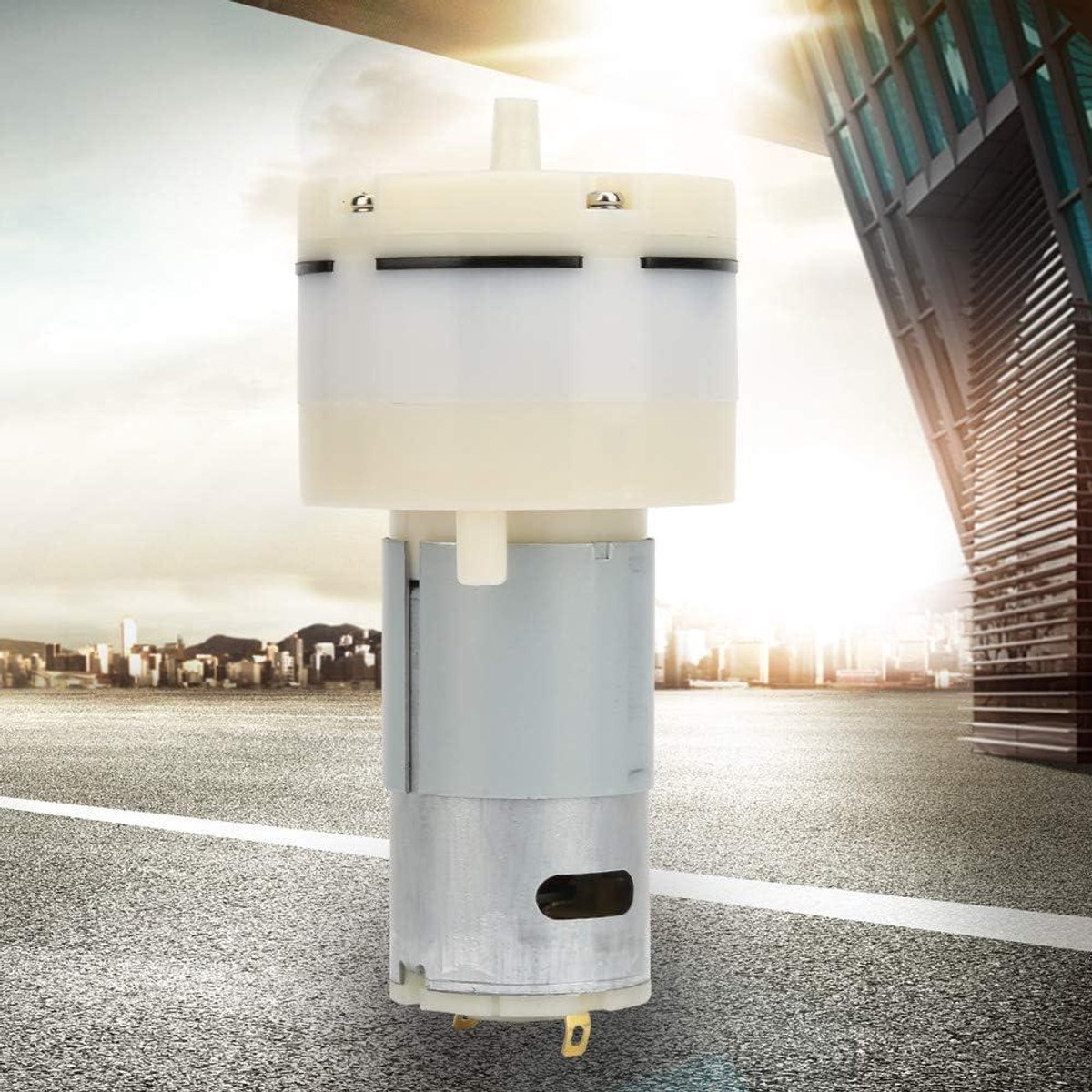 12L/Min Industrial Membrane Vacuum Pump DC12V High Pressure Diaphragm Air Pump Noiseless - 1Pc