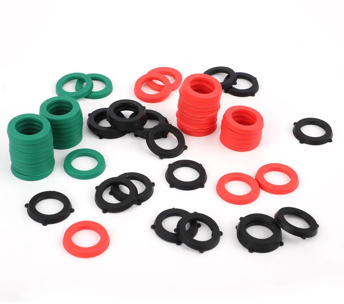60Pcs Rubber Rings Seals Ring Heavy Duty Hose Gasket Fit All Standard 1.8cm Garden Hose Accessories