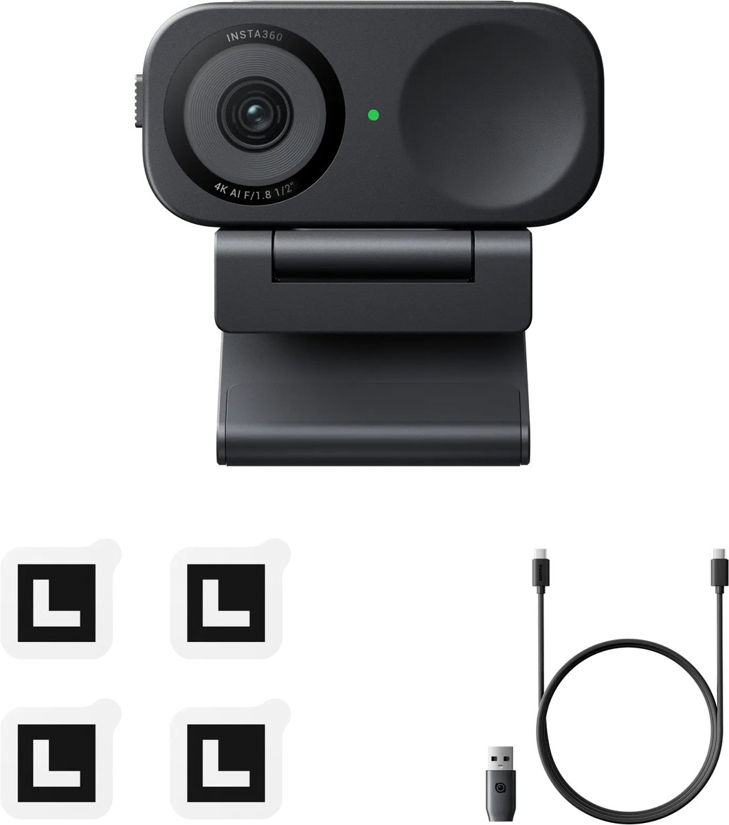 Insta360 – Link 2 C - 4K Webcam - AI Tracking thumbnail 2