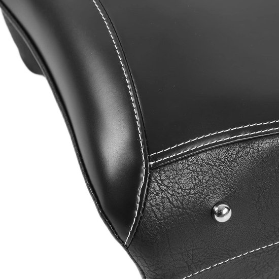 Motorzadelkussen Motorfiets Achterpassagier Passagier Zitkussen Fit Voor Kawasaki Voor Ninja Z900 Z 900 2017 2018 2019 2020 2021 2022 Stoelkussen (Color : Schwarz