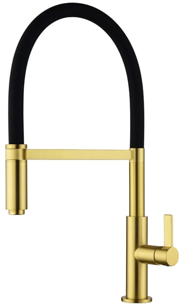 GURARI keukenkraan Uittrekbare keukenkraan Tap 7003, goud design