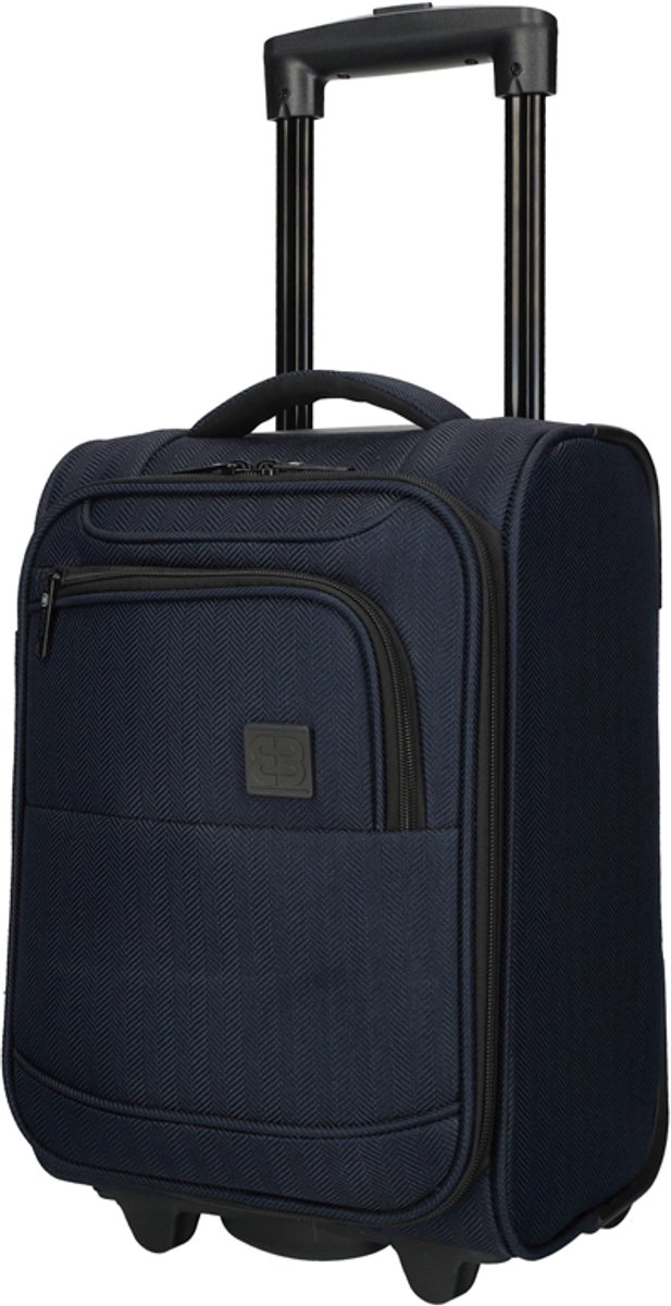 Enrico Benetti Handbagage koffer / Underseater / Trolley 40 x 25 x 20 cm - Oakville - Blauw