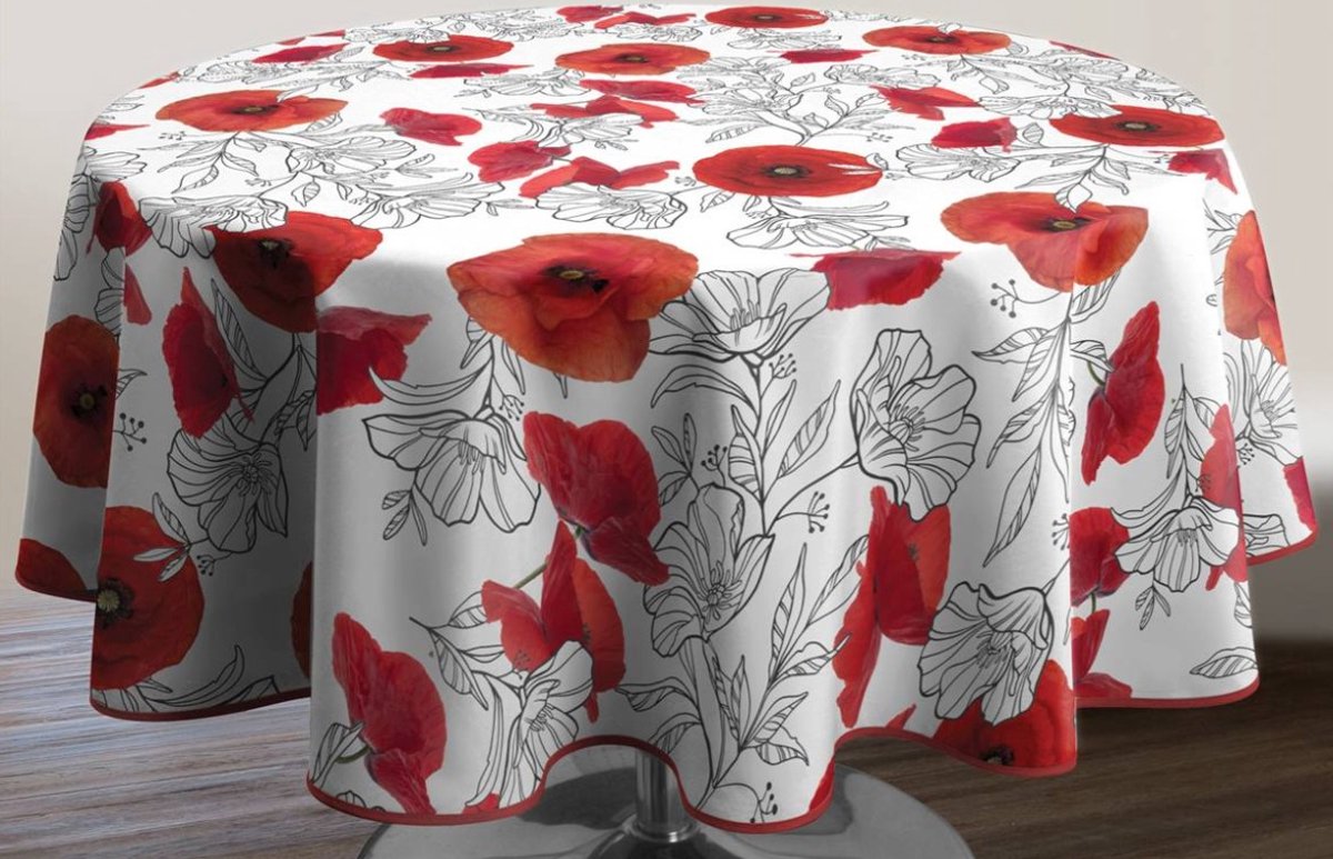Tafelkleed anti-vlek Linares rond 160 cm Tafellaken - Decoratieve Tafel Accessoires - Woonkamer Decoratie - Bonne et Plus®