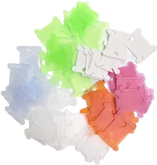 150 cartes d'emballage - Organiseur de fils à broder - Bobines de fils à broder - Support de fils pour point de croix - Organiseur de fils à broder - Cartes de fils à broder - Rangement pour couture (couleurs variées)
