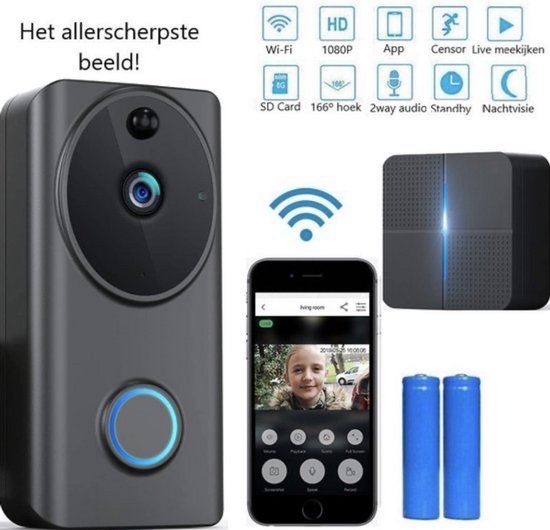 Sonomètre Vidéo Sans Fil – Sonnette Connectée, Caméra, Retour D’occasion