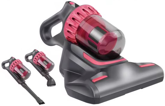 Draadloze Vireo Matras Stofzuiger 3-in-1 Grijs UV Licht - Draadloze - €44,99