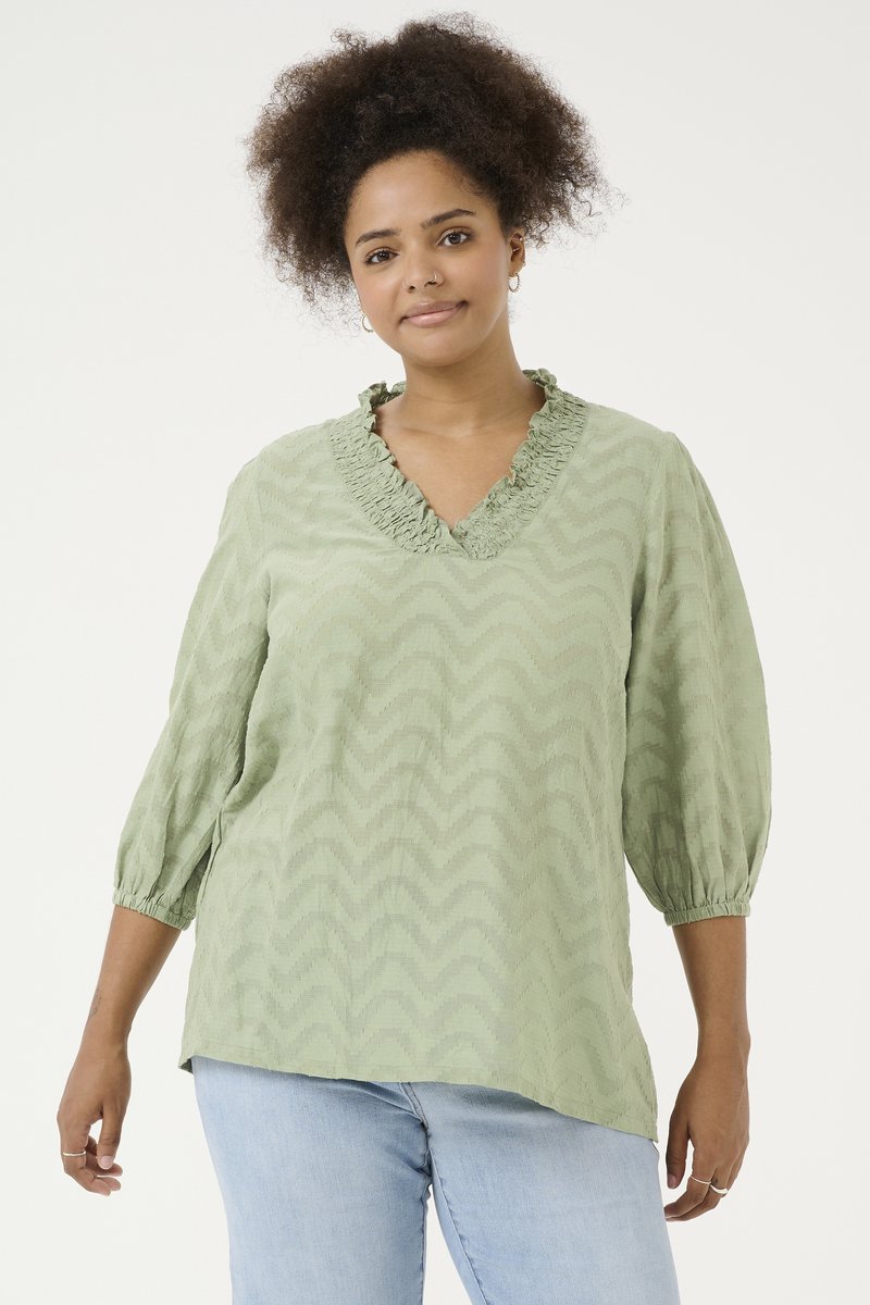 Kaffe Curve blouse voile golf