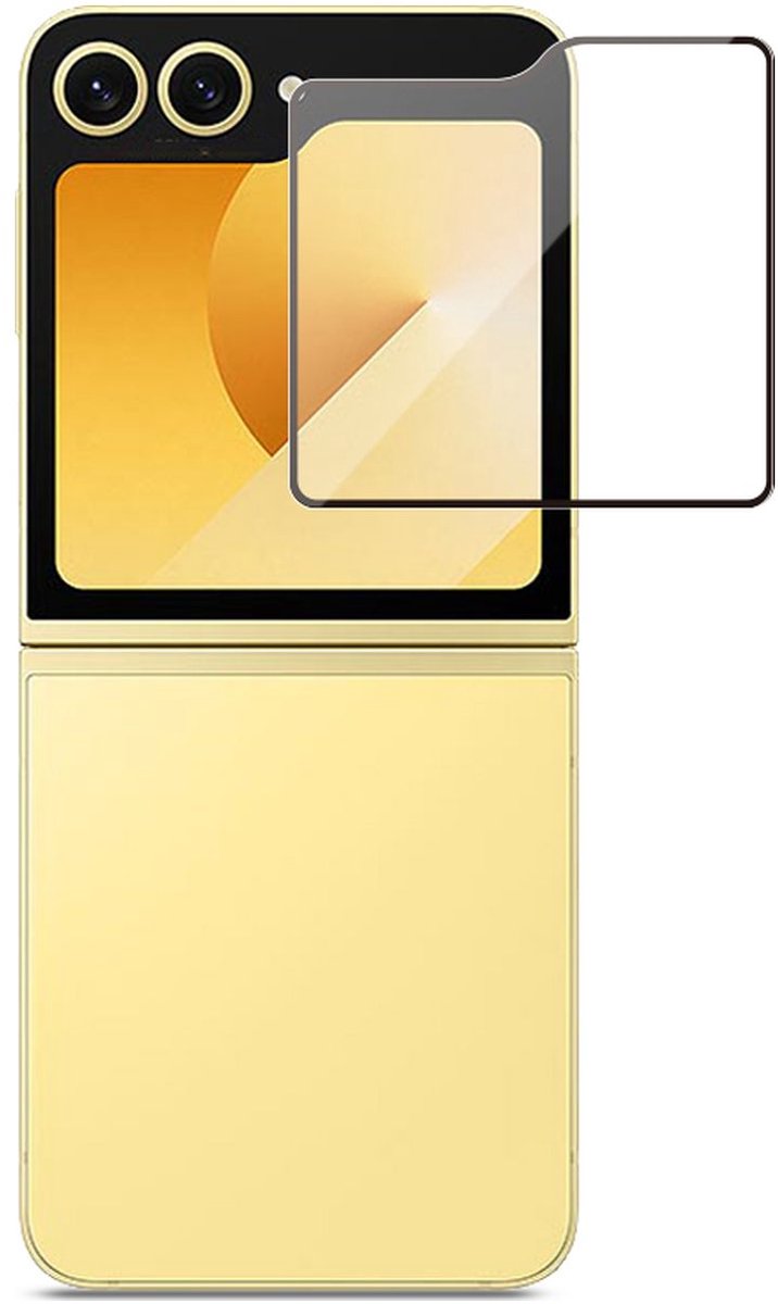 Mobigear Screenprotector geschikt voor Samsung Galaxy Z Flip 6 Glazen | Mobigear Premium Screenprotector - Case Friendly