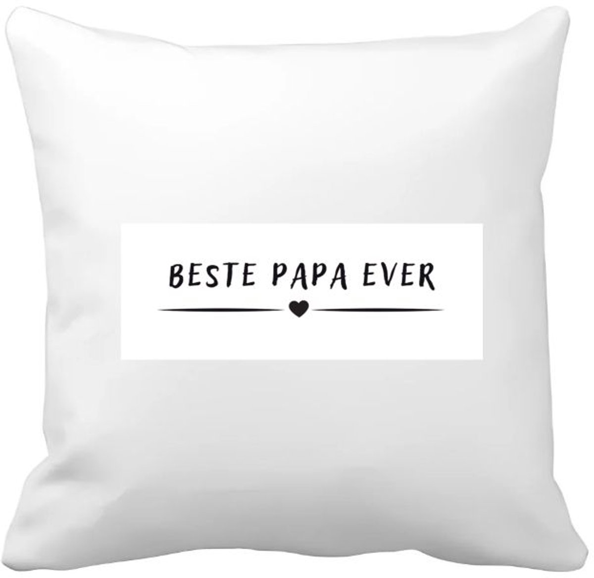Akyol beste papa ever Kussen hoes - Vader - father - leuk cadeau voor je vader - 40 bij 40 cm Multicolor