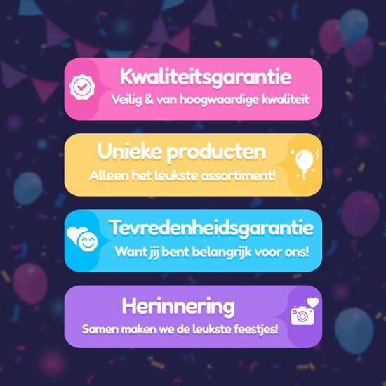 Q2P - Slingers - Verjaardag - Versiering - Gouden - Vlaggenlijn - Feestartikelen - Feest - Decoratie - Slinger - Goud