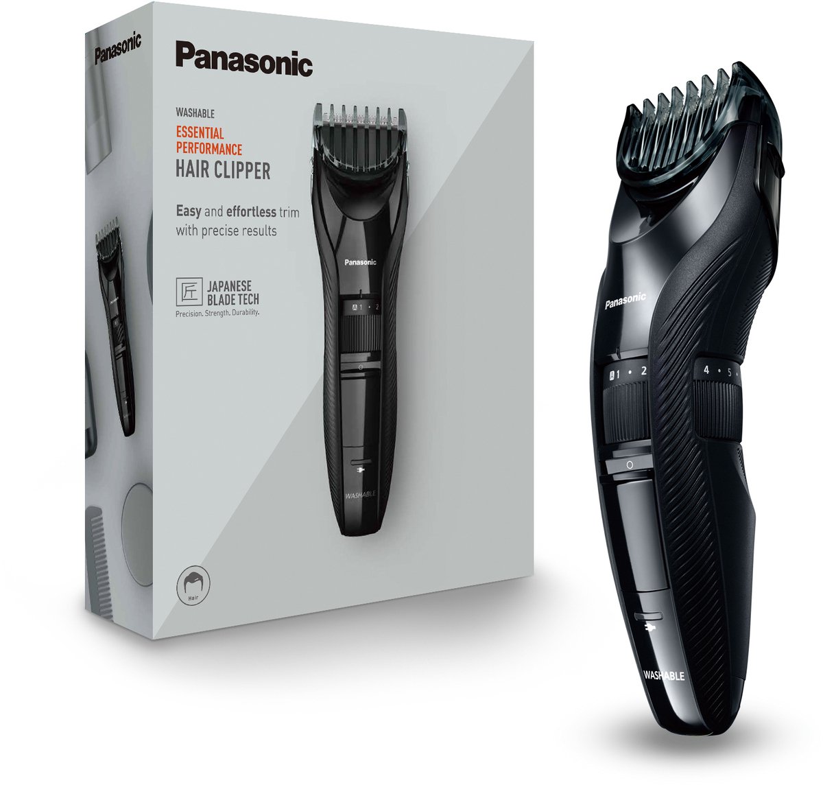 Panasonic ER-GC53 scheer-, knip- en trimapparaat Zwart - afbeelding 2