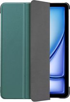 Étui pour tablette Cazy compatible avec iPad Air 11 pouces (2025) M3 / Air 11 pouces (2024) M2 - Bookcase TriFold - Vert