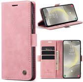 Solidenz Hoesje - Geschikt voor Samsung Galaxy S25 Plus / S24 Plus - Urban Book - Roze